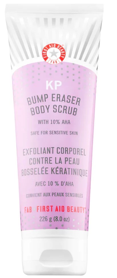 First Aid Beauty KP Bump Eraser Body Scrub with 10% AHA, sephora selling fast
