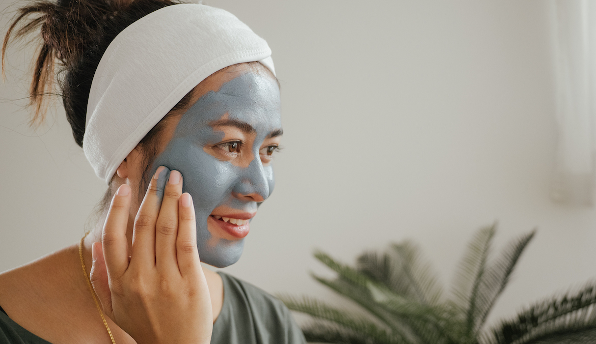 stress-relieving skin care