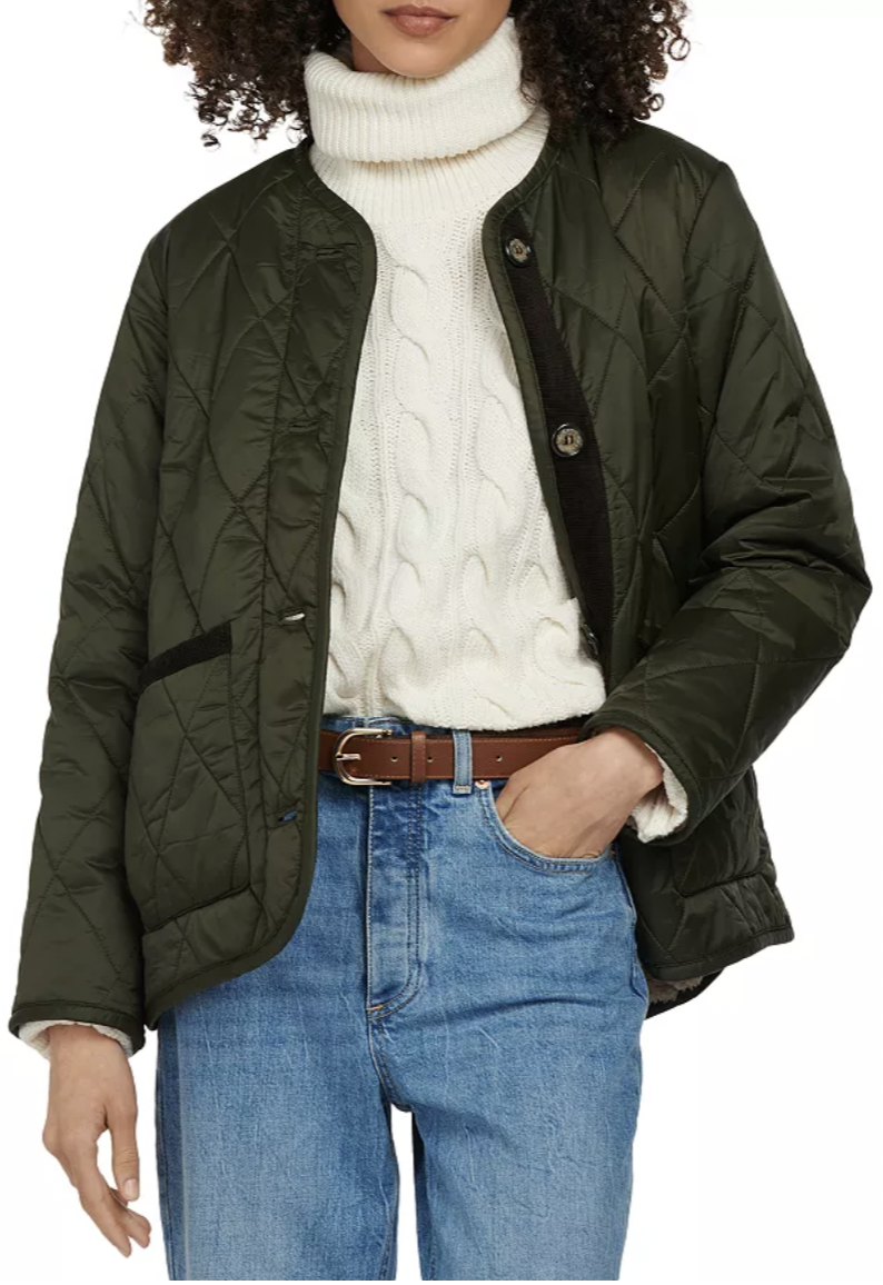 Barbour Roslin Teddy Lined Quilted Jacket