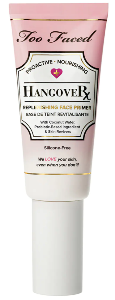 Too Faced Hangover Replenishing Face Primer, best water-based primers