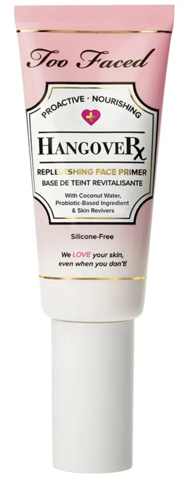 Too Faced Hangover Replenishing Face Primer, best water-based primers