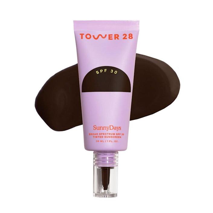 Tower 28 Beauty SunnyDase SPF 30 Tinted Sunscreen Foundation, Best Foundation for Psoriasis