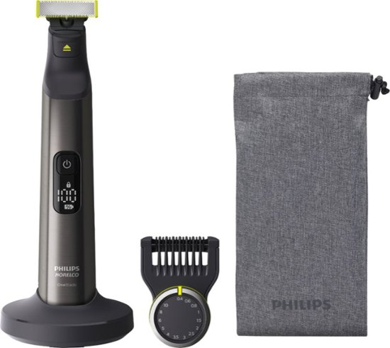 Philips OneBlade Pro Hybrid Rechargeable Hair Trimmer and Shaver,