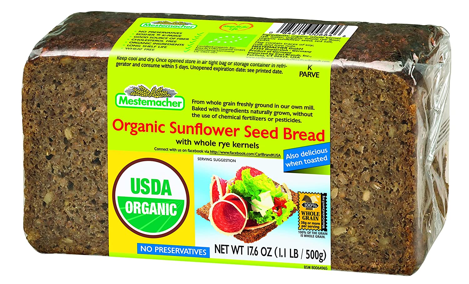 sunflower seed bread