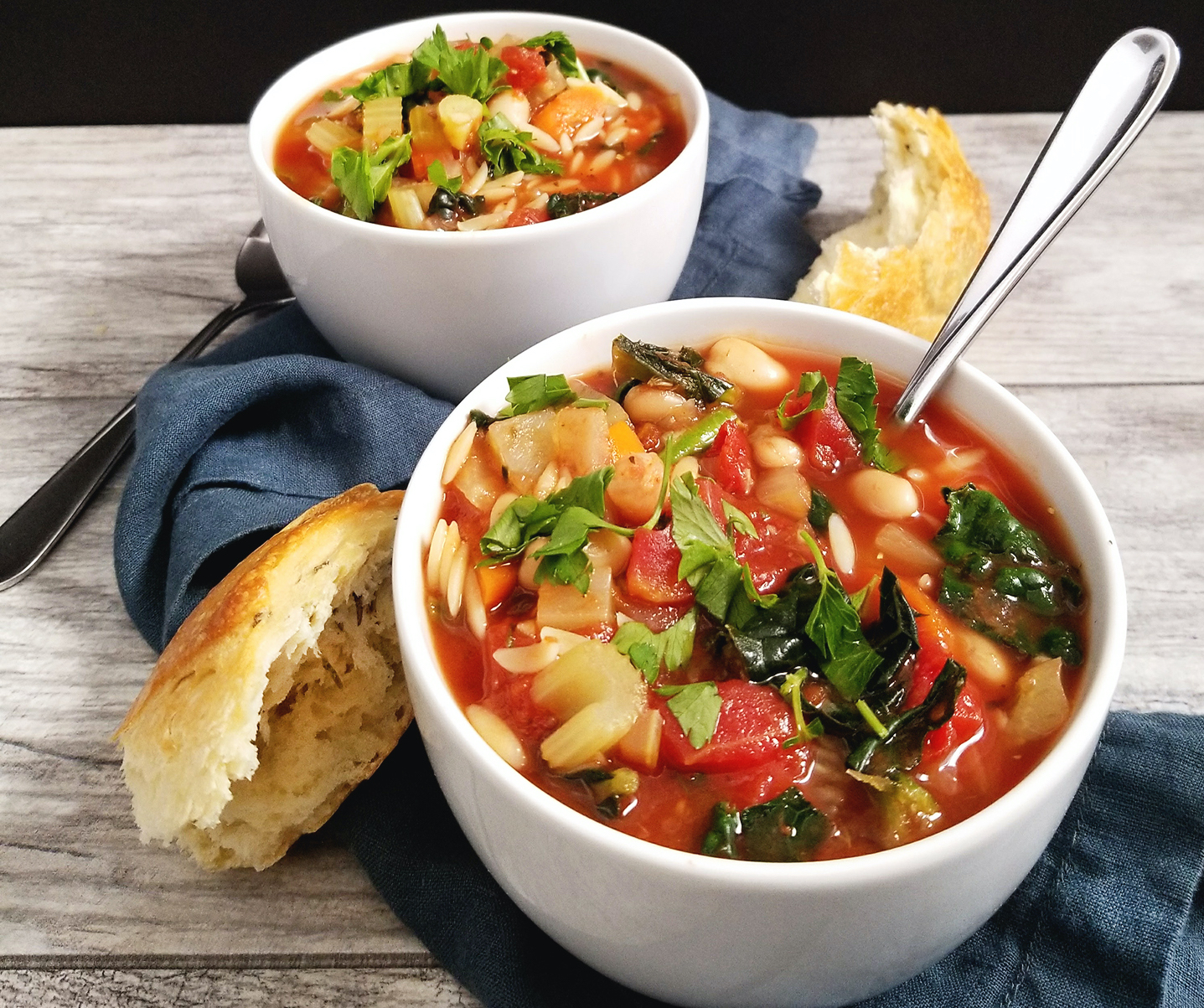Fenchel-Minestrone-Suppe