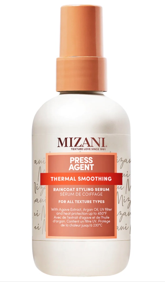 Mizani Press Agent Smoothing Raincoat Styling Serum, best heat protectants