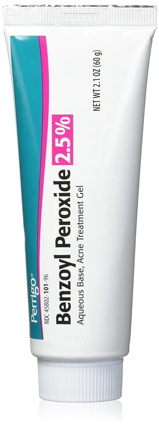 Perrigo 2.5% Benzoyl Peroxide Acne Treatment Gel