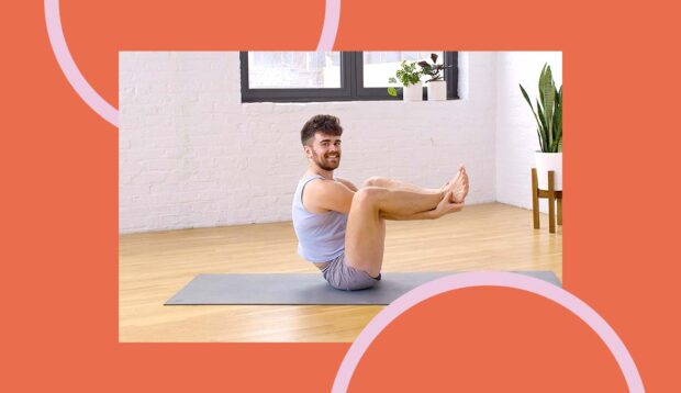 This Simple, Core-Strengthening Pilates Move Doubles as a Back Massage