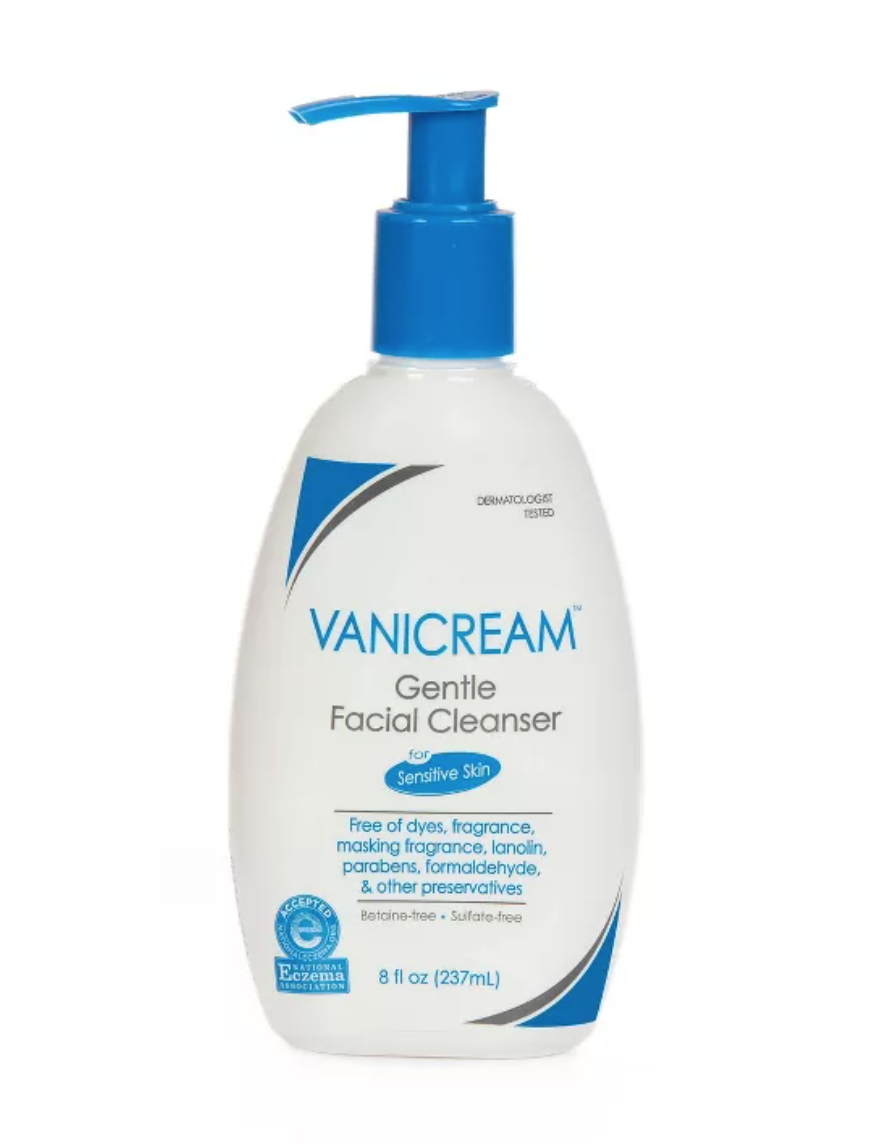 Vanicream Fragrance Free Gentle Facial Cleanser, Dermatologist's Favorite Acne Products