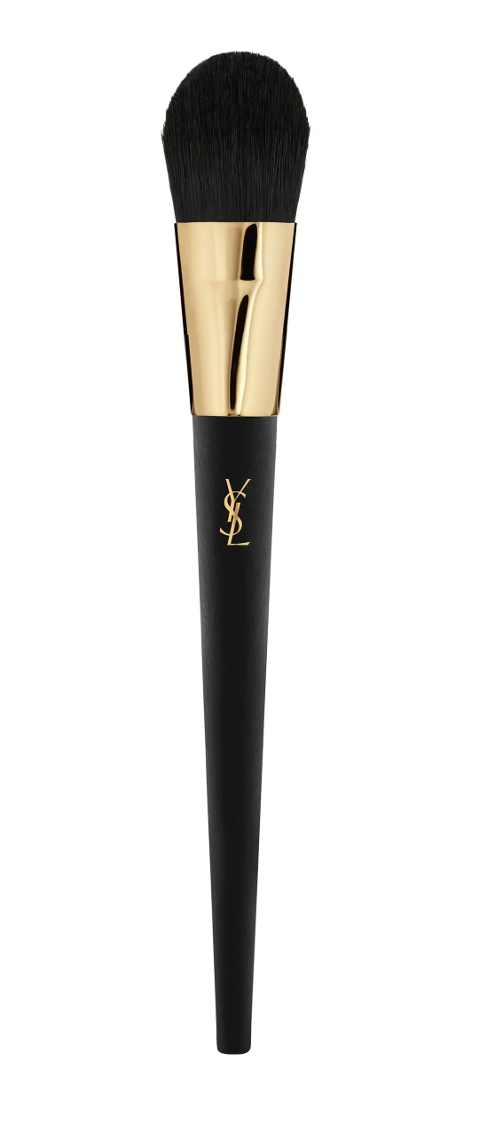 YSL 01 Foundation Brush, how to apply makeup to dry flaky skin