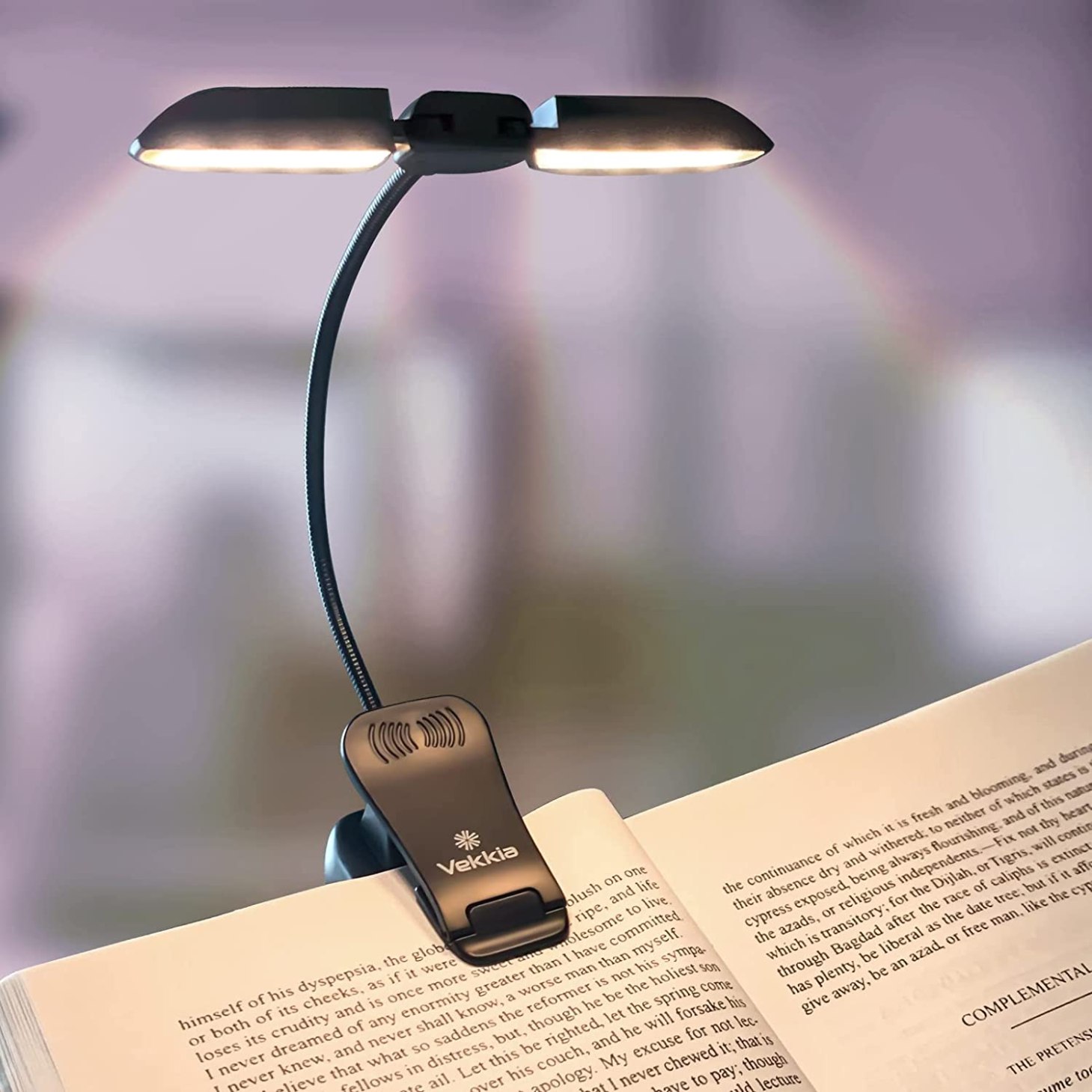 vekkia 14 led rechargeable book lights