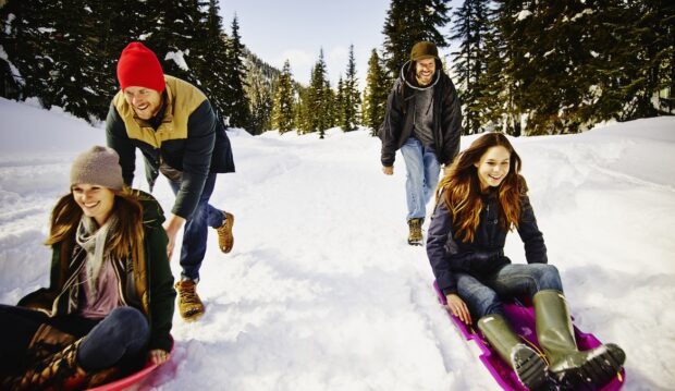 The Best Snow Sleds for Adults, Because Reliving Your Childhood Snow Days Is a Great...