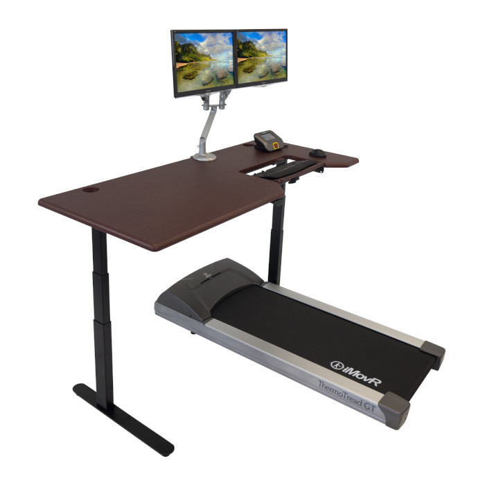 iMovR Lander Treadmill Desk with SteadyType