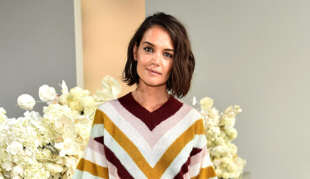 This Katie Holmes Go-To Fleece Hoodie Is Like Wearing a 'Huge Blanket'—And It's on Sale...