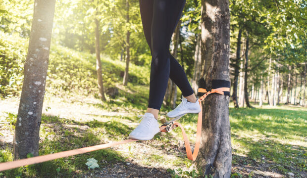 Slacklining Can Help Strengthen Your Core and Straighten Your Posture—These Are the Best Kits To...