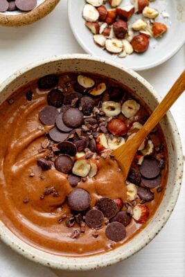 Chocolade-Hazelnoot-Smoothie-Bowl