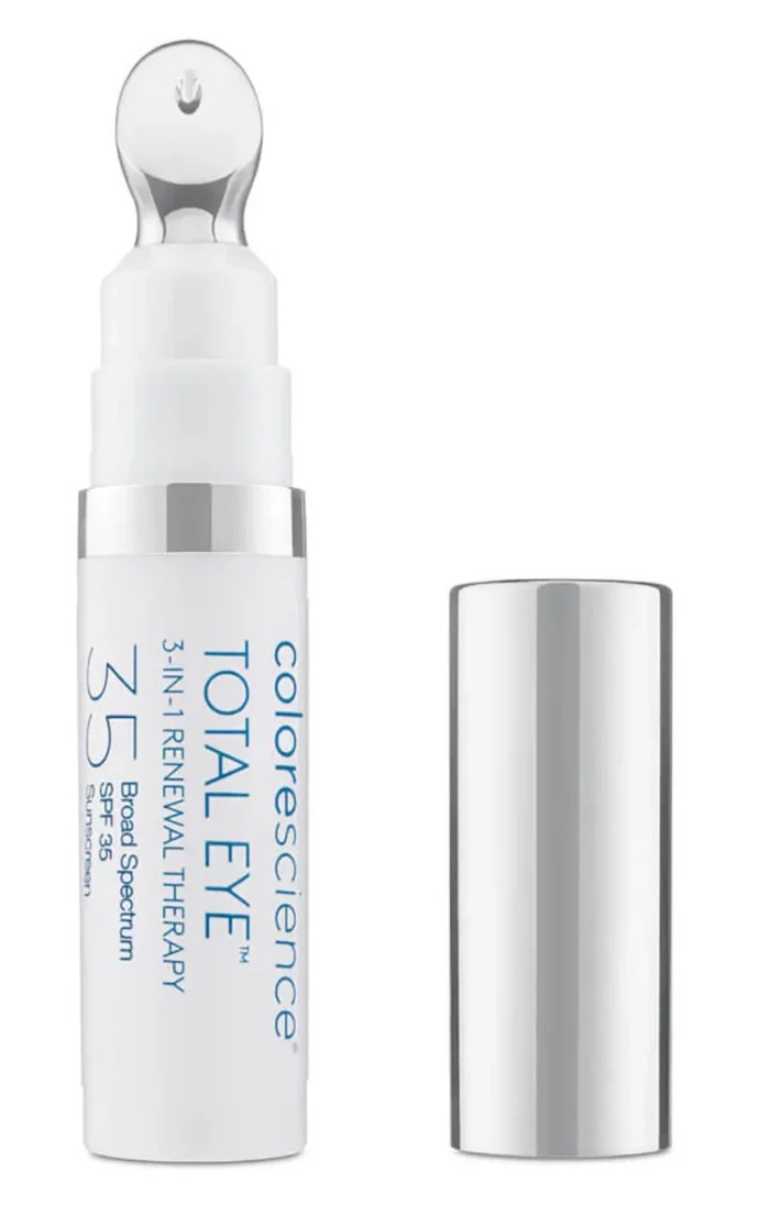 Colorescience Total Eye 3-in-1 Renewal Therapy SPF 35, how to take care of eye skin