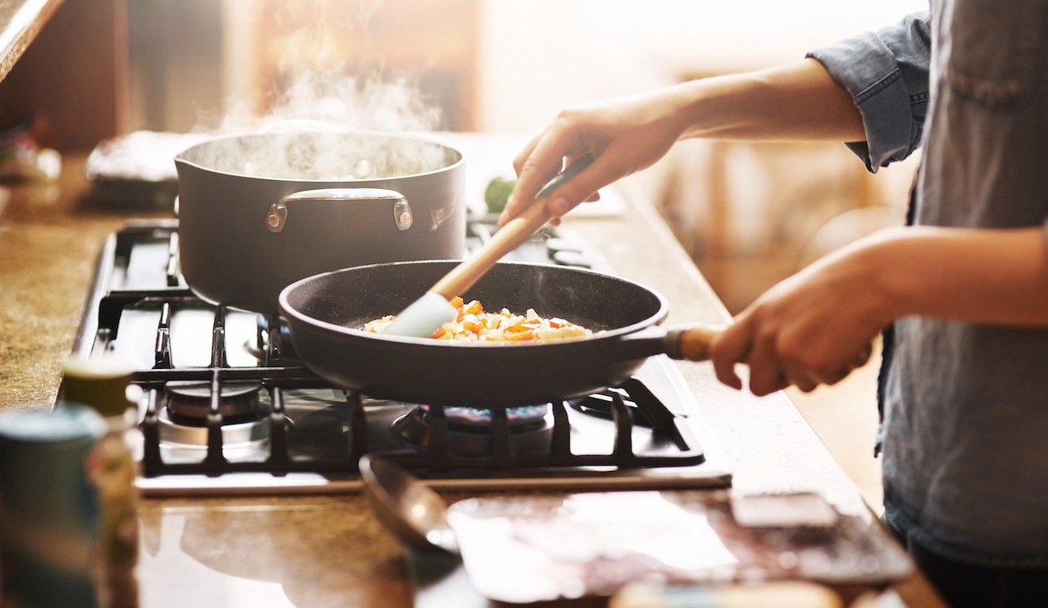 cooking with nonstick pans