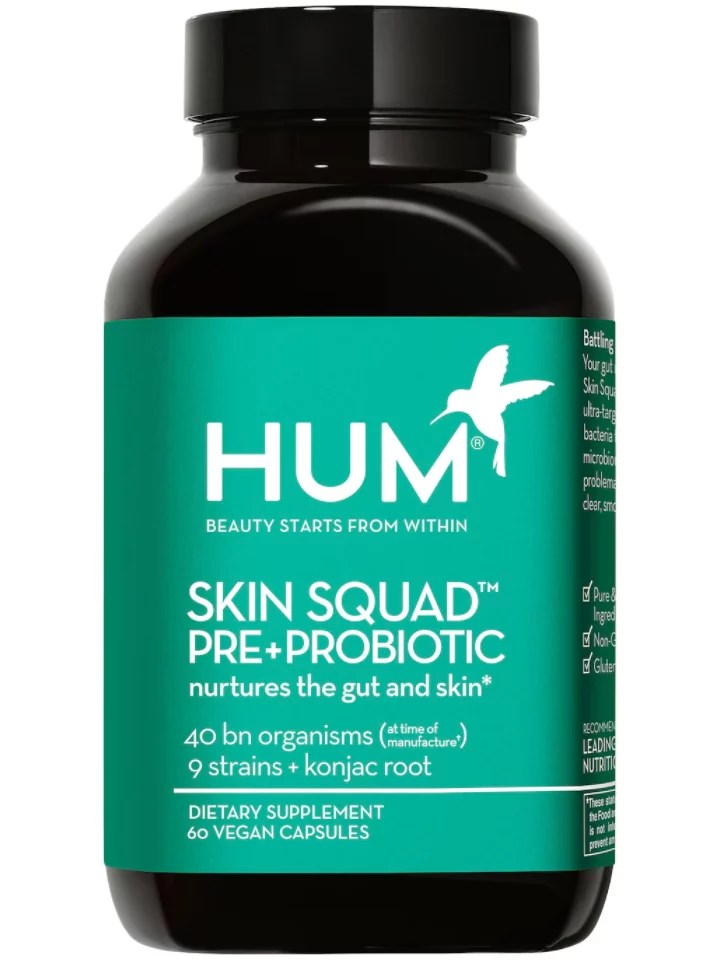 Hum Nutrition Skin Squad Pre + Probiotic Supplement for Acne-Prone Skin