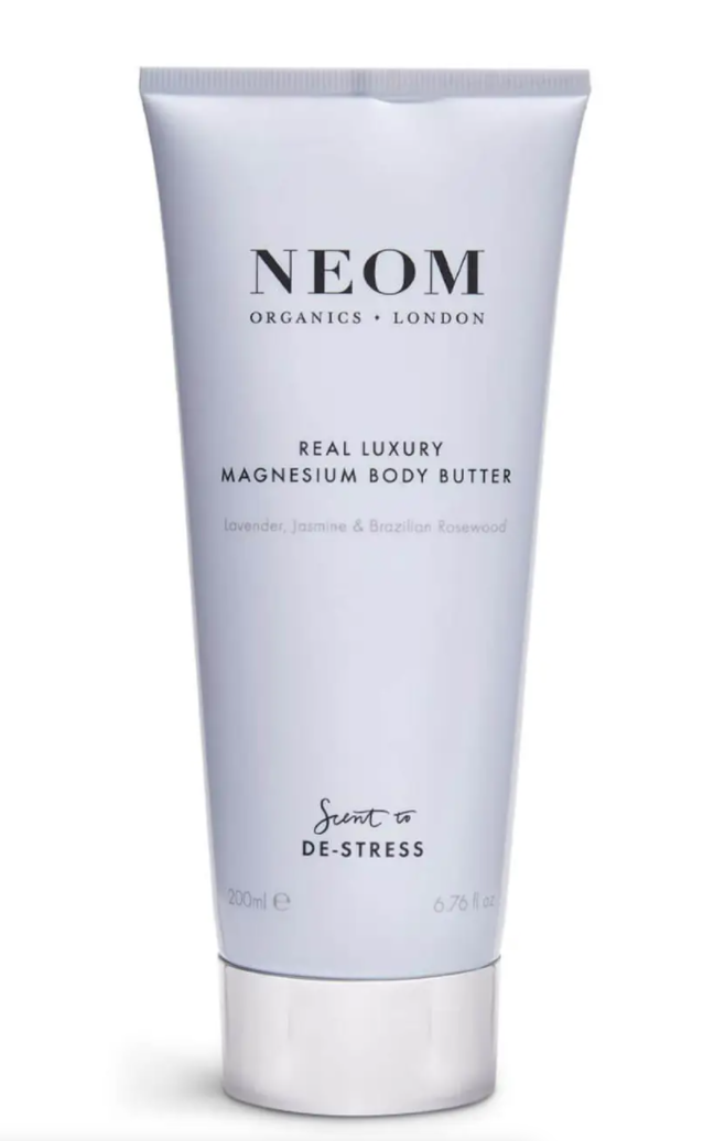 Neom Real Luxury De-Stress Magnesium Body Butter, magnesium body lotion