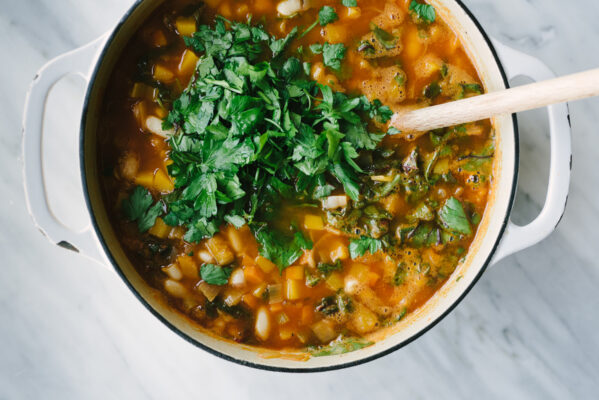This Mediterranean Bean and Veggie Soup Is So Nutrient-Rich, Experts Are Calling It ‘Longevity Stew’