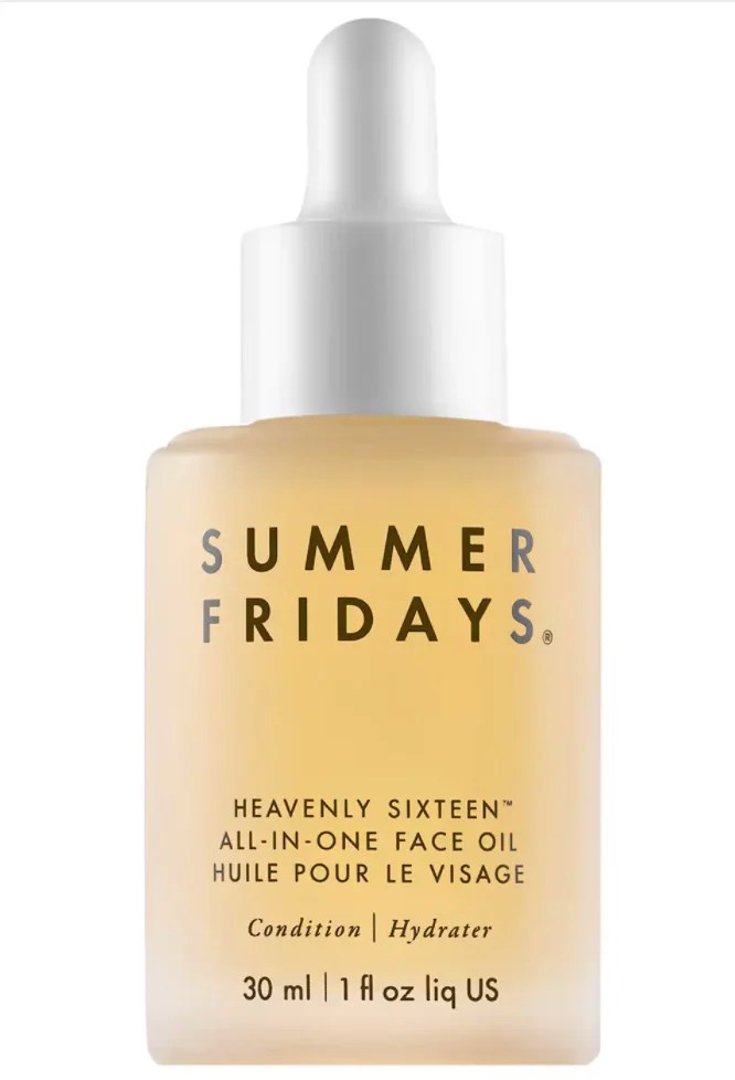 Summer Fridays Heavenly Sixteen All-In-One Face Oil, best facial oils for dry skin