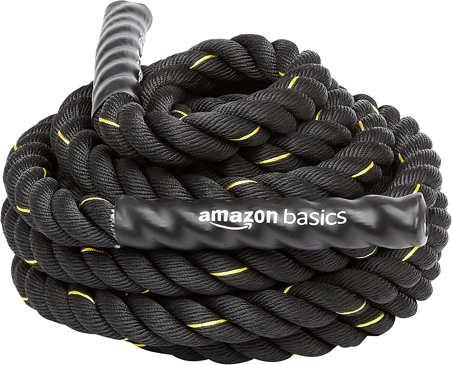 amazon basic battle rope on white background