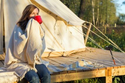 SALUTUYA Thermaldecke Leichtgewicht Camping Survival Blanket für Camping im Freien 