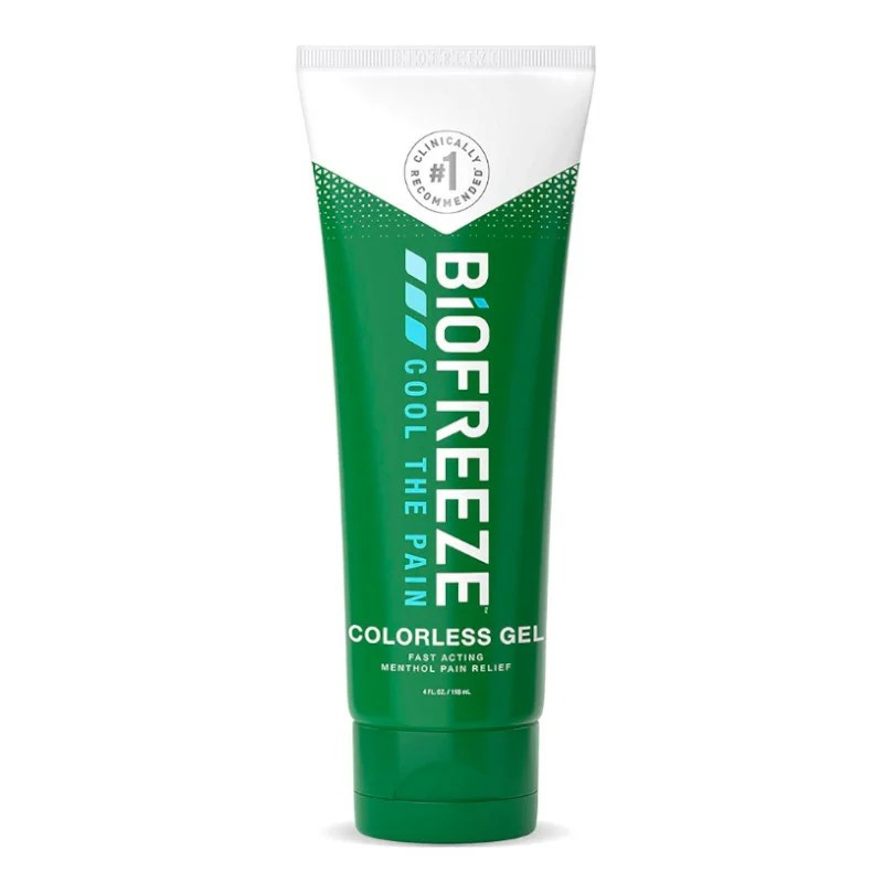 Biofreeze pain relieving gel, one of the best muscle rubs