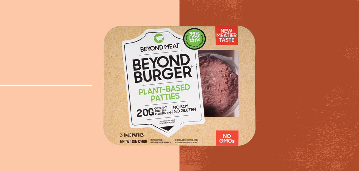 Beyond Meat Beyond Burger Patties Pan diners