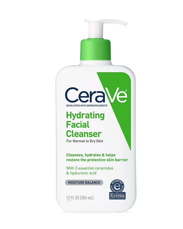 CeraVe Hydrating Facial Cleanser, best face cleanser