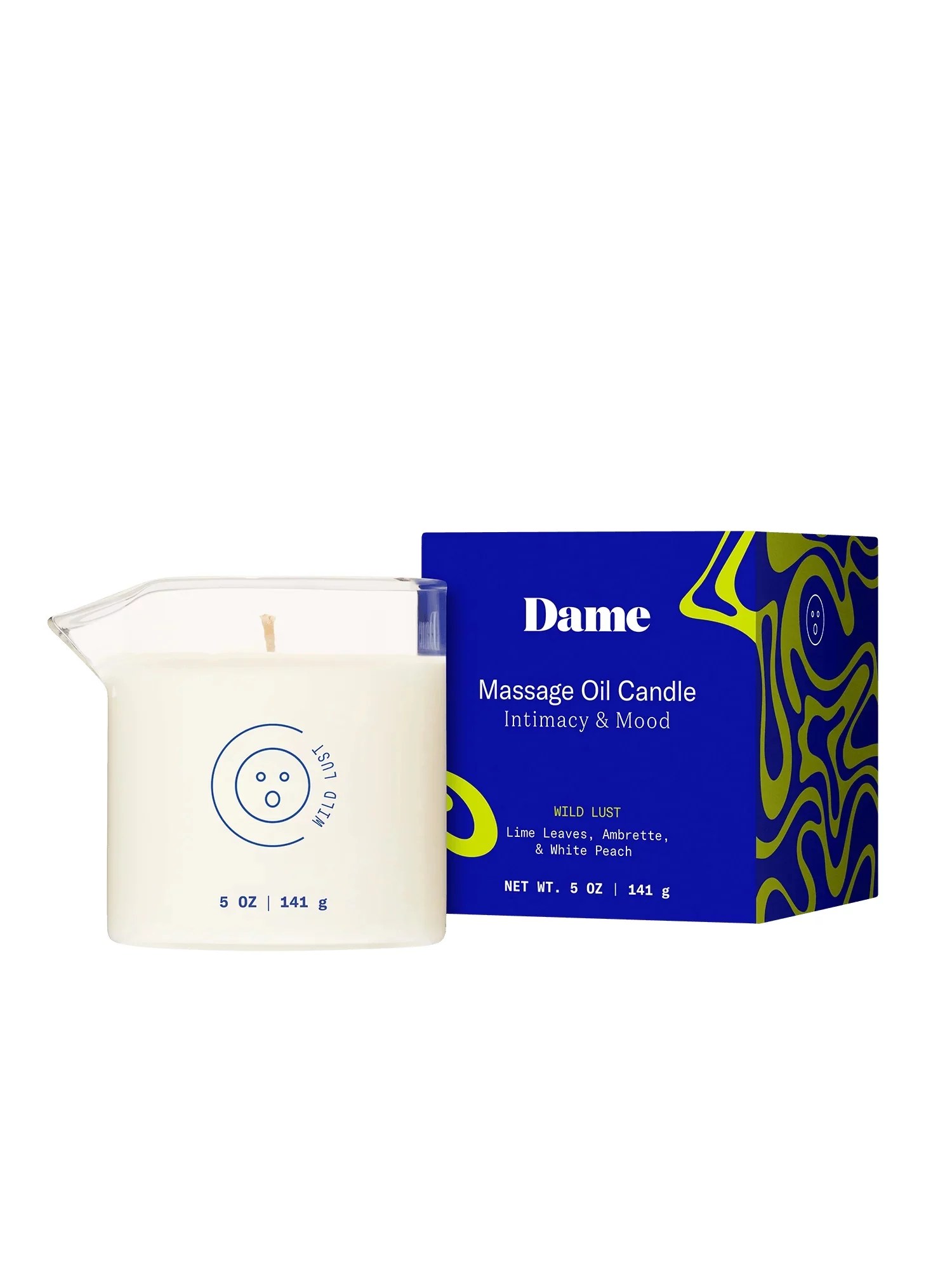 Dame Wild Lust Massage Oil Candle