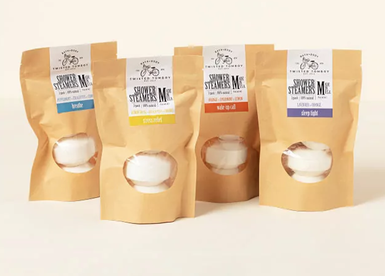 Uncommon Goods Essential Oil Shower Steamers, relaxing spa-like shower products