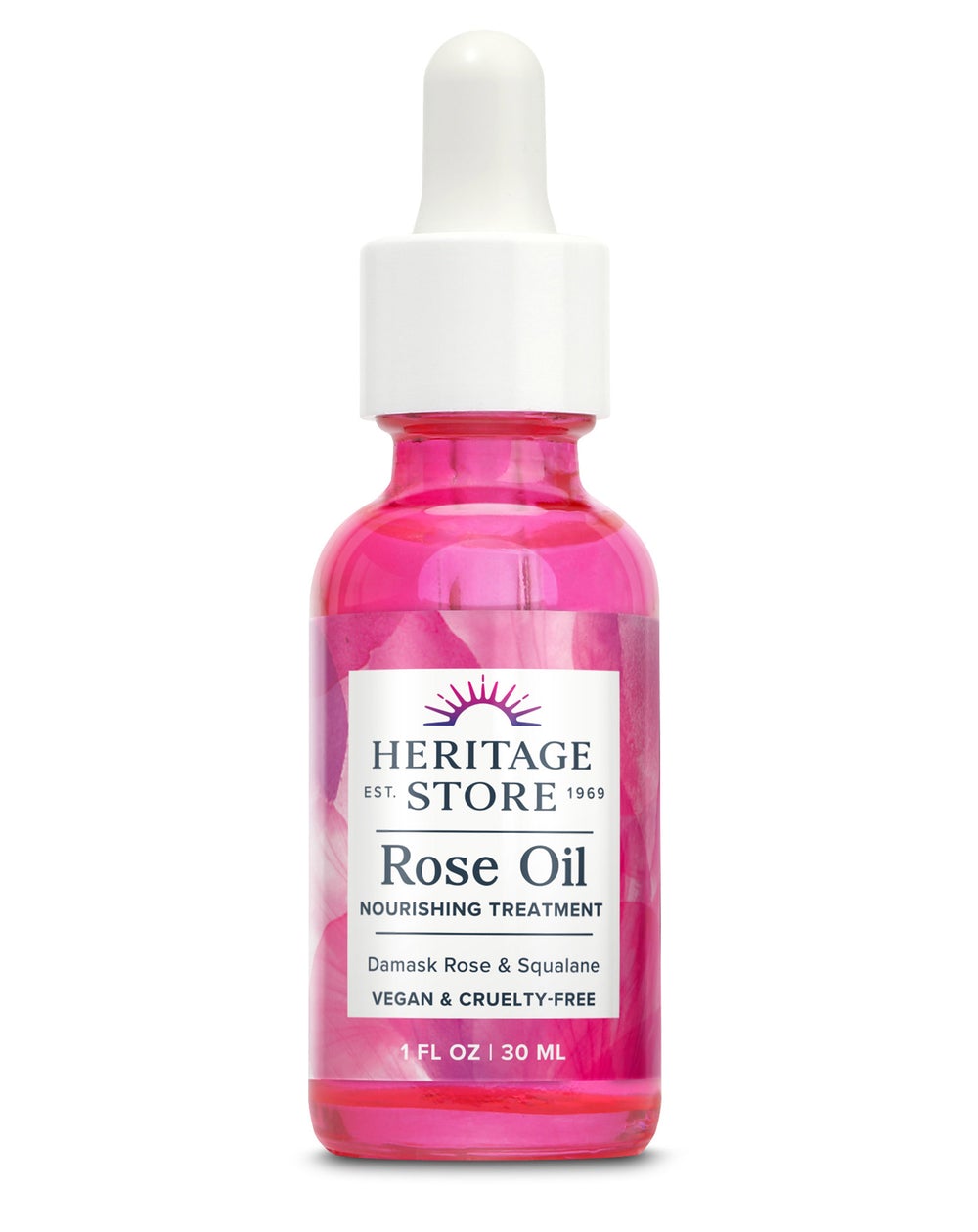 heritage store rose oil nourishing treatment