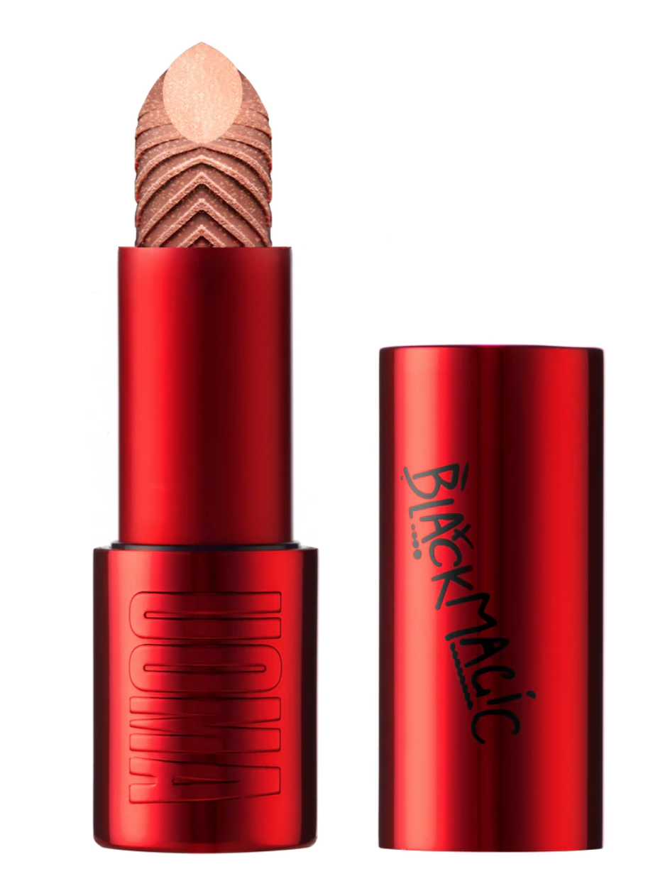 Uoma Beauty Black Magic , best nude lipsticks for brown skinHypnotic Impact High Shine Lipstick