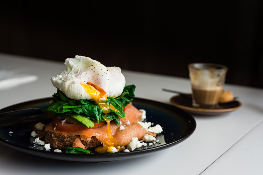 Perfect poached eggs in the microwave. Easy enough to make on a workda