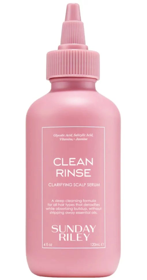 Sunday Riley Clean Rinse Clarifying Scalp Serum with Niacinamide, remove scalp buildup