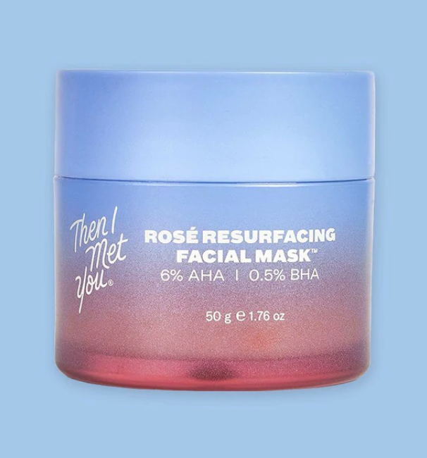 Then I Met You Rosé Resurfacing Facial Mask, products for smoother skin