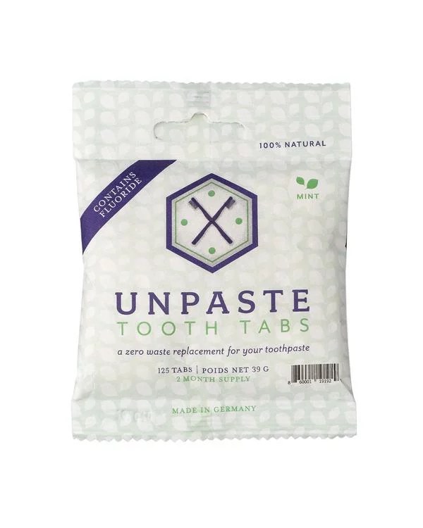 Unpaste natural toothpaste tablets