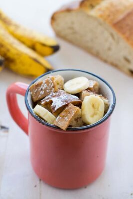 Vegan Banana French Toast in a Mug 1 2