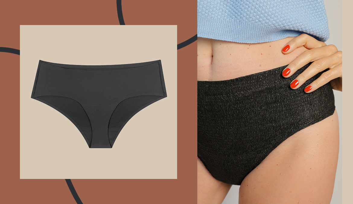 Protective Underwear Brief for Women with Bladder Leaks