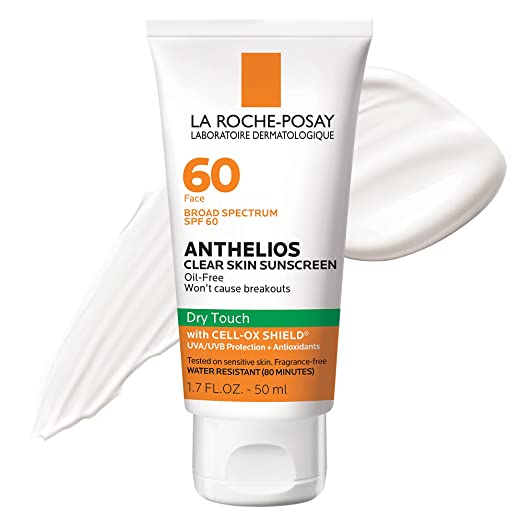 La Roche Posay Anthelos Clear Skin Sunscreen SPF 60, best sunscreens for sensitive skin