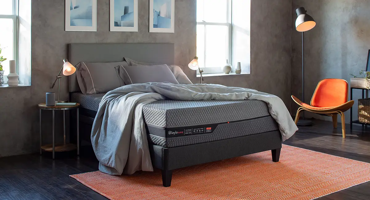 layla hybrid mattress, one of the best side sleeper mattresses