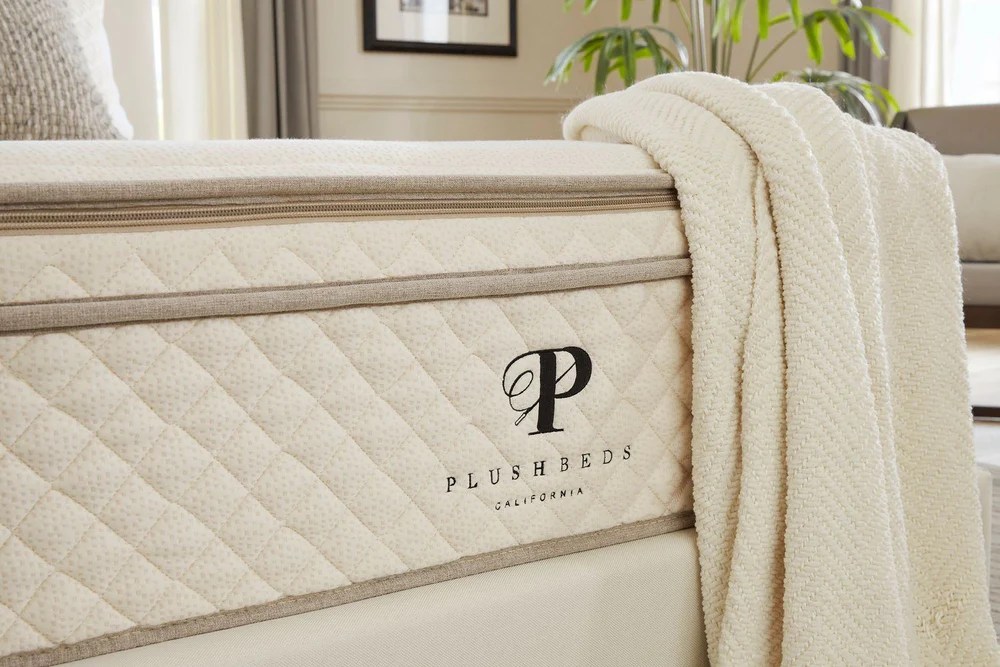 the plushbeds botanical bliss organic latex mattress, one of the best side sleeper mattresses