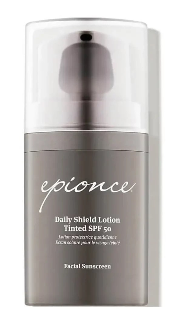 Epionce Daily Shield Lotion Tinted SPF 50, spring skin-care products