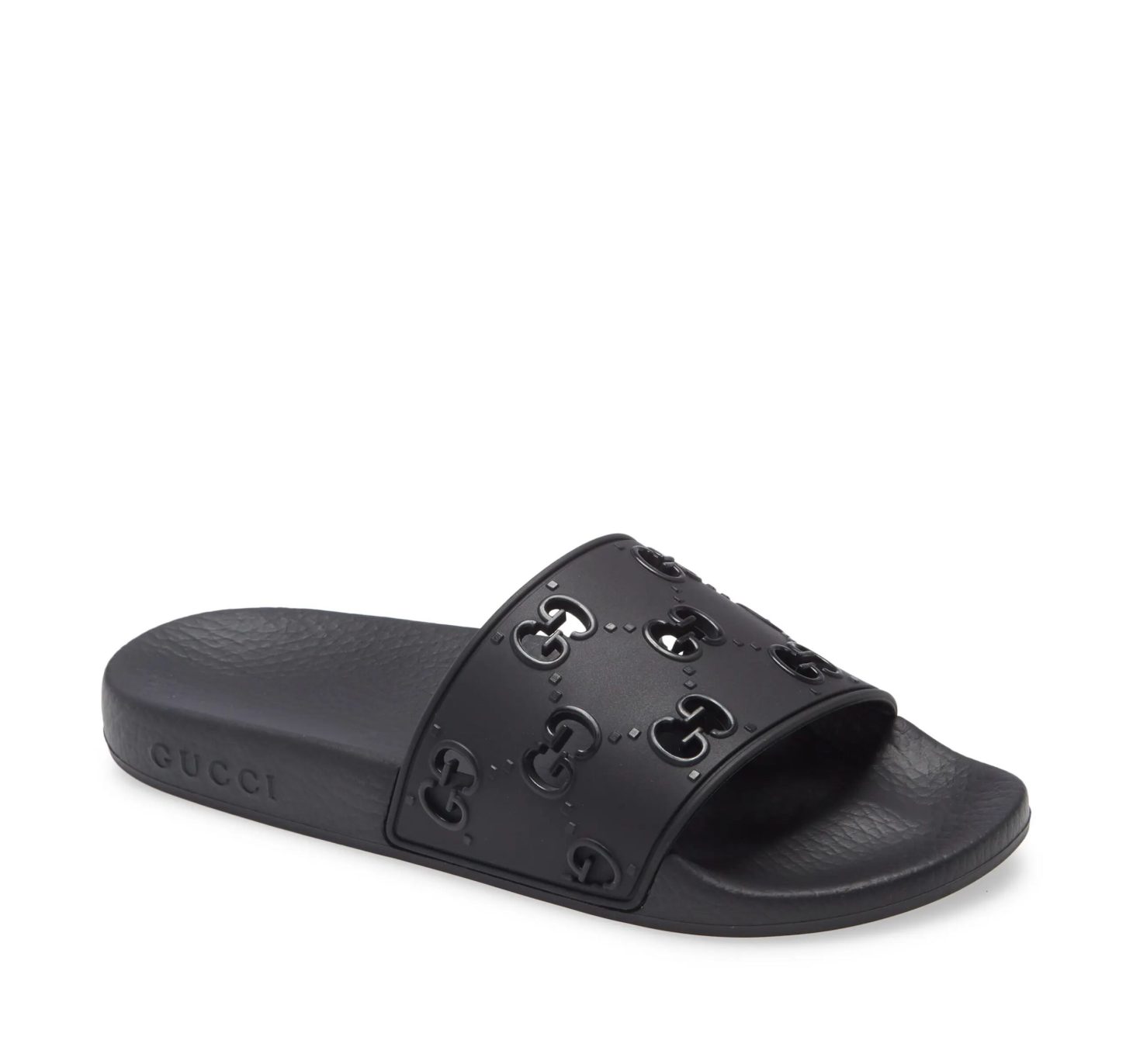 Gucci Rubber GG Slide Sandals, summer slippers