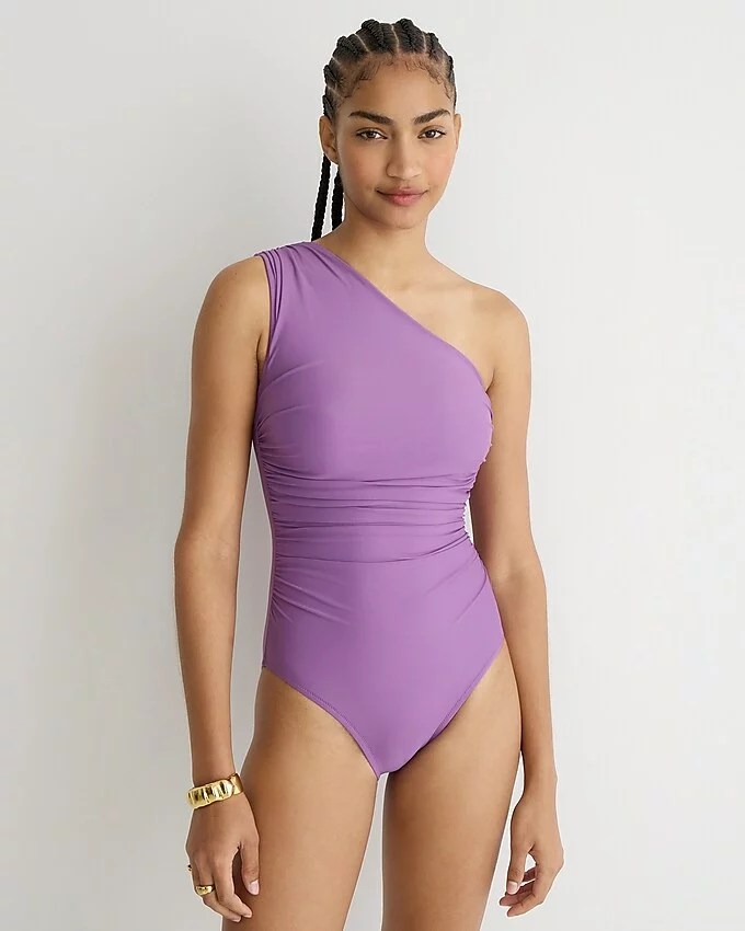 Ruched One-Shoulder One-Piece, Best Swimsuits 2023