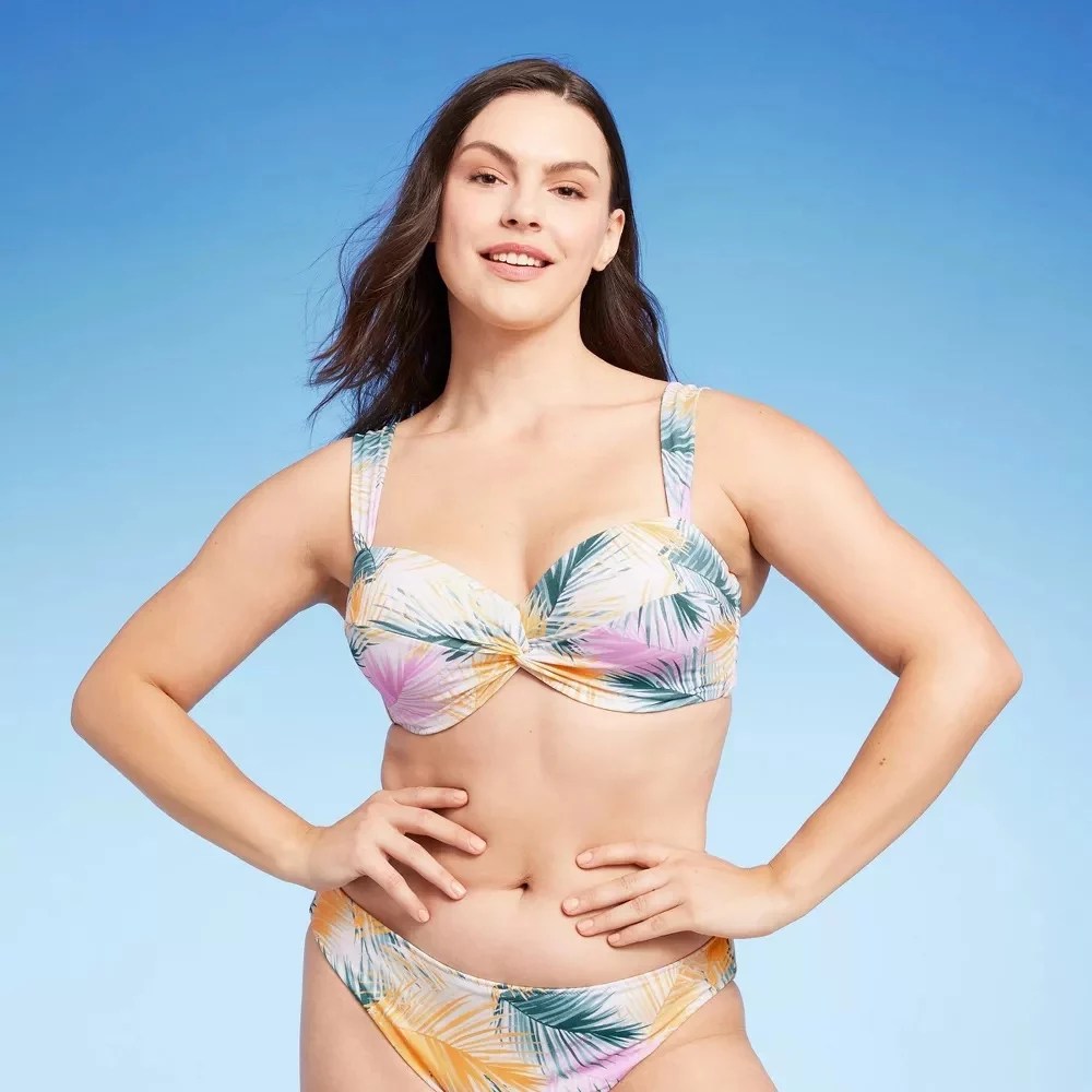 Shade & Shore Twist-Front Bralette Bikini Top, Best Swim Suits 2023