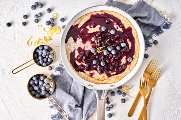 This Vegan Dutch Baby Pancake Is the Mood-Boosting Breakfast of Your Dreams