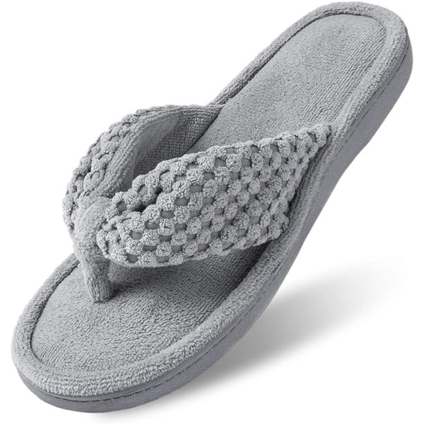 ULTRAIDEAS Women's Memory Foam Flip Flop Slipper, summer slippers